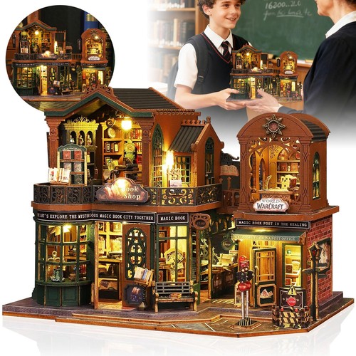 Wooden puzzle model - wooden, 3d