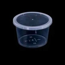 Polycon containers labelled 110ml 100/ctn