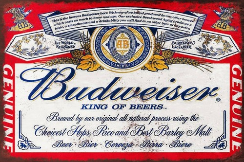 Budweiser beer advert vintage - advert,
