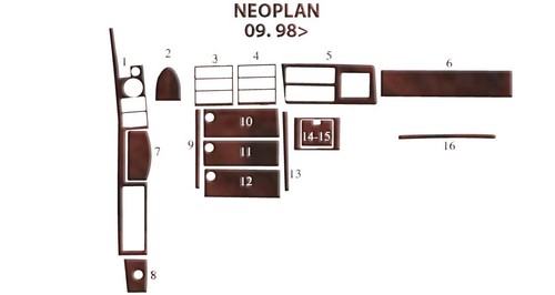 Neoplan star line 516 1998 - line,