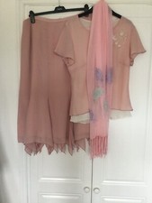 Formal Summery Ladies 2 Piece Baby Pink Size 18 Berketex Wedding Cruise Etc