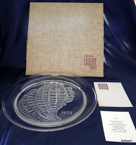 Lalique annual edition plate - lalique,