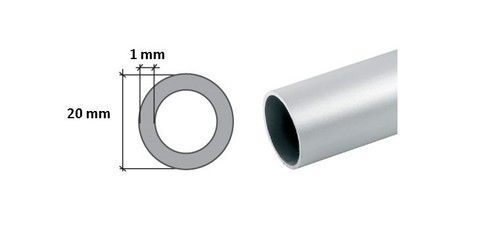 Aluminium round tube pipe - aluminium,