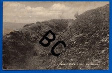 POSTCARD CARACTACUS CAMP KNIGHTON RADNORSHIRE POWYS NR LLANGUNLLO PRESTEIGNE