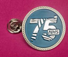 NHS 75th anniversary badge . FREE POST