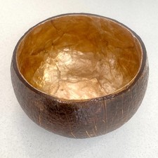 Coconut Bowl With Shell Lining.....