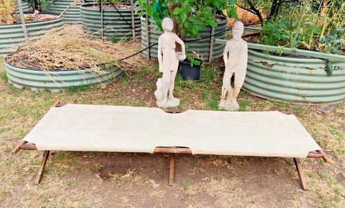 Ww1 ww2 camp stretcher - c.ww1,