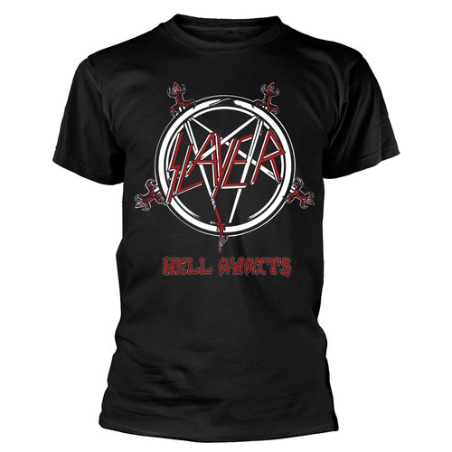Slayer hell awaits - slayer, black