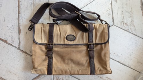 Fossil canvas leather - fossil,