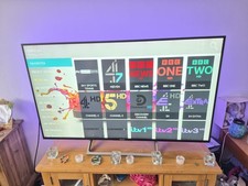 Sony 4K Bravia LED 55" KD-55XE8596 Smart TV SLIGHT Line on screen 