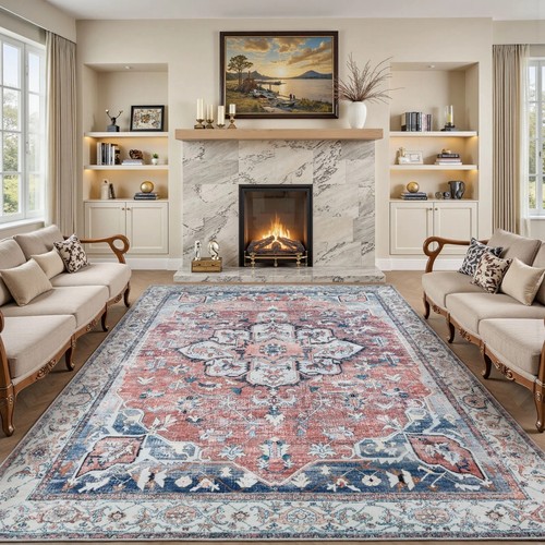 Boho rug vintage - rug,