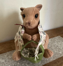 Dora Designs Country Folk Samantha Squirrel Door Stop.