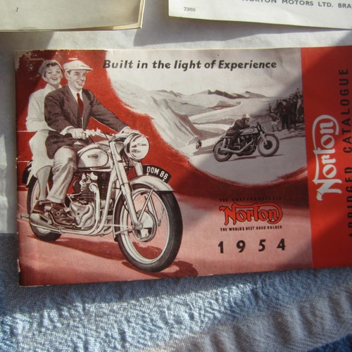 Norton motor bike catalogue - norton,