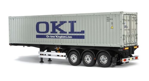 Foot container axle - container, 3-axle