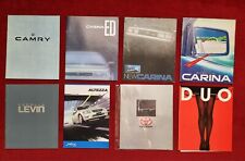 Toyota Japanese JDM Car Brochures, Camry, Levin, Carina ED, Carina, Altezza,...