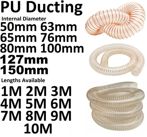 Clear flexible ducting hose - ducting,