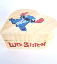 Lilo and STITCH Jewellery Box Heart  x1, Personalised Trinket Box, Gifts.