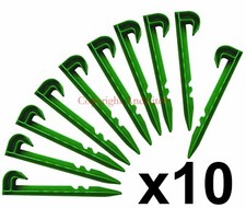 10 x Pro Garden Green Plastic
