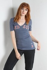 Nike Boston Red Sox Womens Fitted T-Shirt - Grey - Size XS (D87)