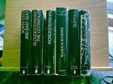 Collection Of 6 Pevsner Buildings Of England Books Suffolk, Kent, Worcs etc