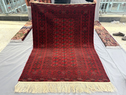 Vintage afghan tribal bokhara - afghan,