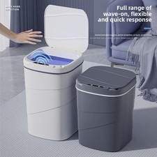 Automatic Sensor Dustbin Kitchen Bathroom Waste Bin Rubbish Trash Can With Lid