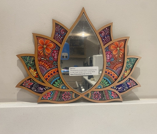 Lotus shape wall - shape, mirror