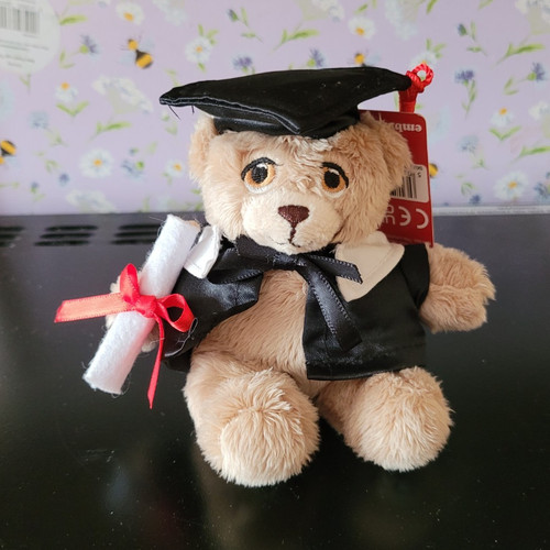Embrace beige graduation plush - embrace,