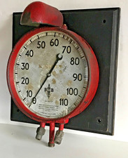 Kismet Tyre Pressure Gauge Fire Service Engine Forecourt Garage Big Ben Original