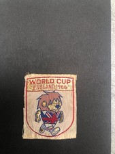 1966 WORLD CUP WILLIE CLOTH BADGE RARE GENUINE