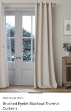 Marks And Spencer Brushed Eyelet Blackout Thermal Curtains