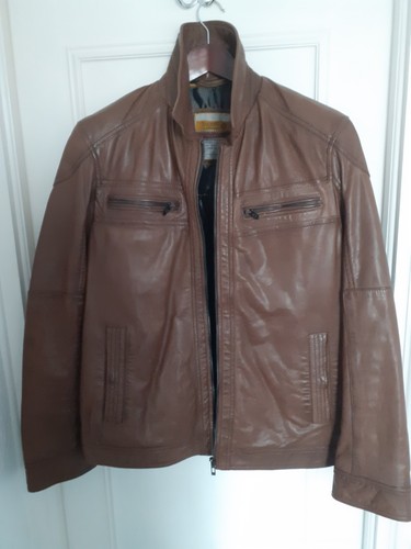 Bugatti leather bomber jacket - leather,