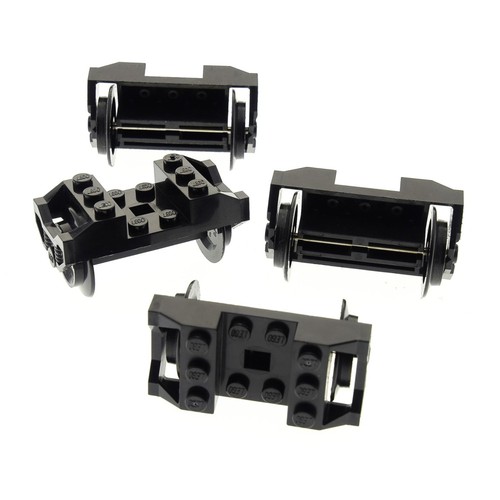 Lego train wheel - 4x, axle
