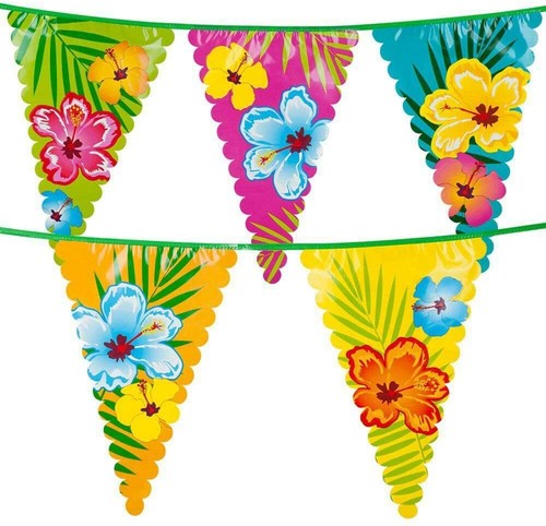48cm bunting long flags - 6m,