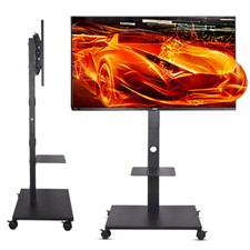 Mobile Trolley Floor TV Stand