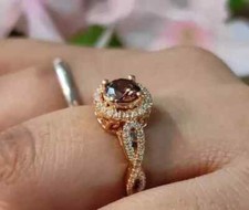 2Ct Round Cut Lab Created