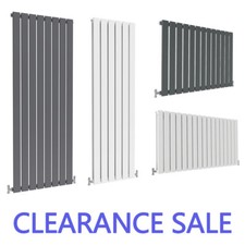 Clearance Sale Flat Panel Radiators Designer Central Heating Anthracite White
