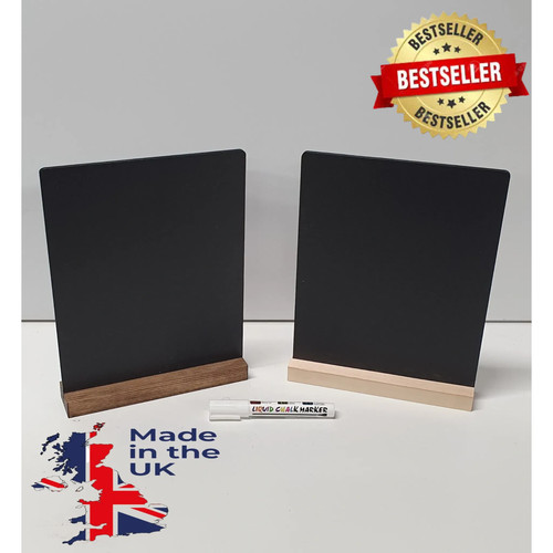 Table top chalkboard menu - a4,,