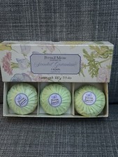 Vintage Potter & Moore Scented Geranium 3 Soap  Gift Set