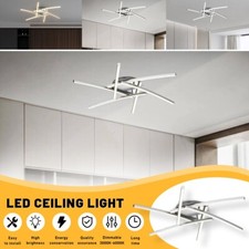 6 Wave Hanging Chandelier Dinning Room Bedroom Wall Ceiling Pendant Light Lamp