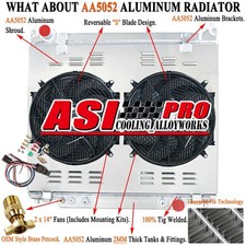 4Rows Radiator Shroud Fan Kits
