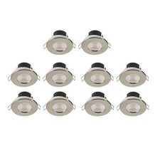 LED Dimmable Spotlights Downlights IP65 Waterproof - 4 Bezel Colours