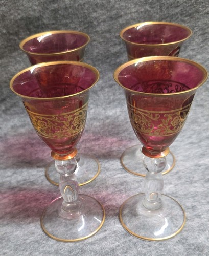 Vintage italian ruby cranberry - vintage,
