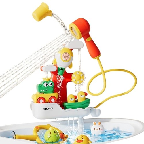 Spin spray shower - 4-in-1,