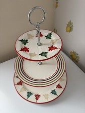 Laura Ashley Christmas 3 Tier Cake Stand 