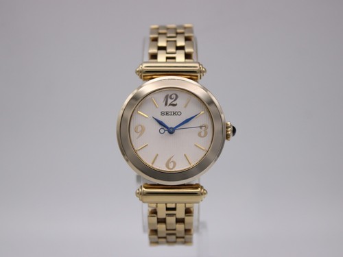 Seiko 7n01 gold tone ladies - gold,