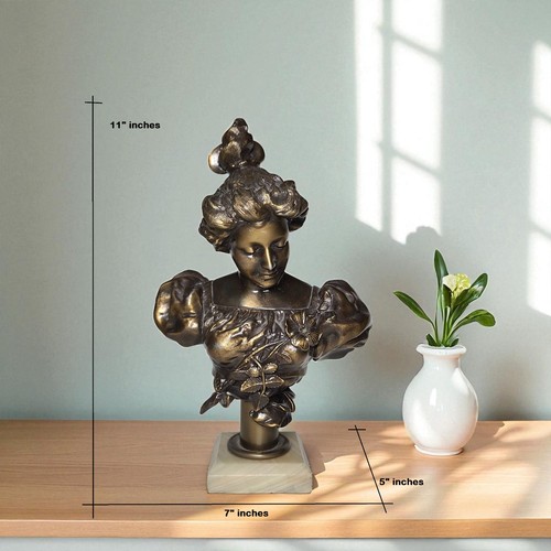Victorian art nouveau bust - victorian,