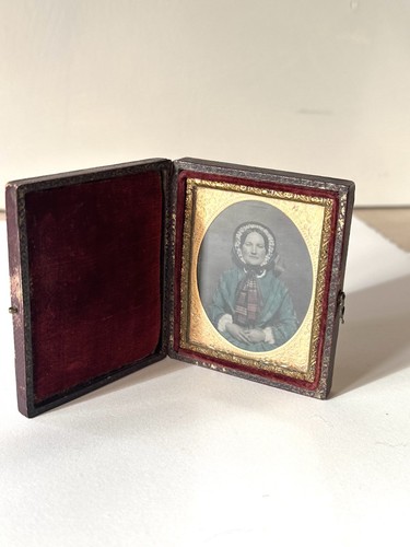Antique ambrotype photograph