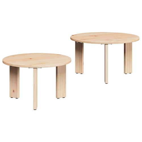 Coffee table round - table, solid