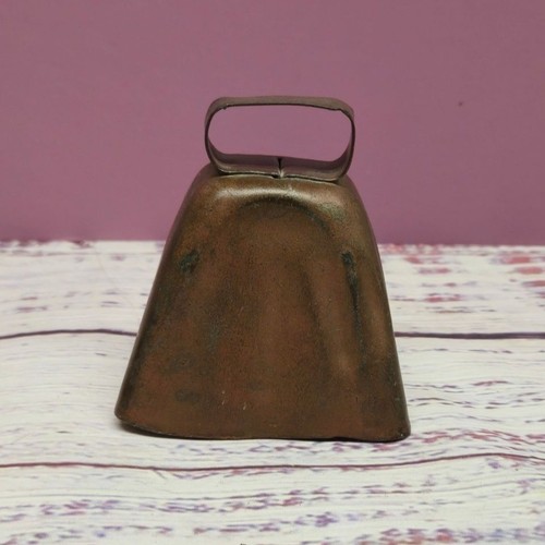Vintage primitive metal cow - vintage,